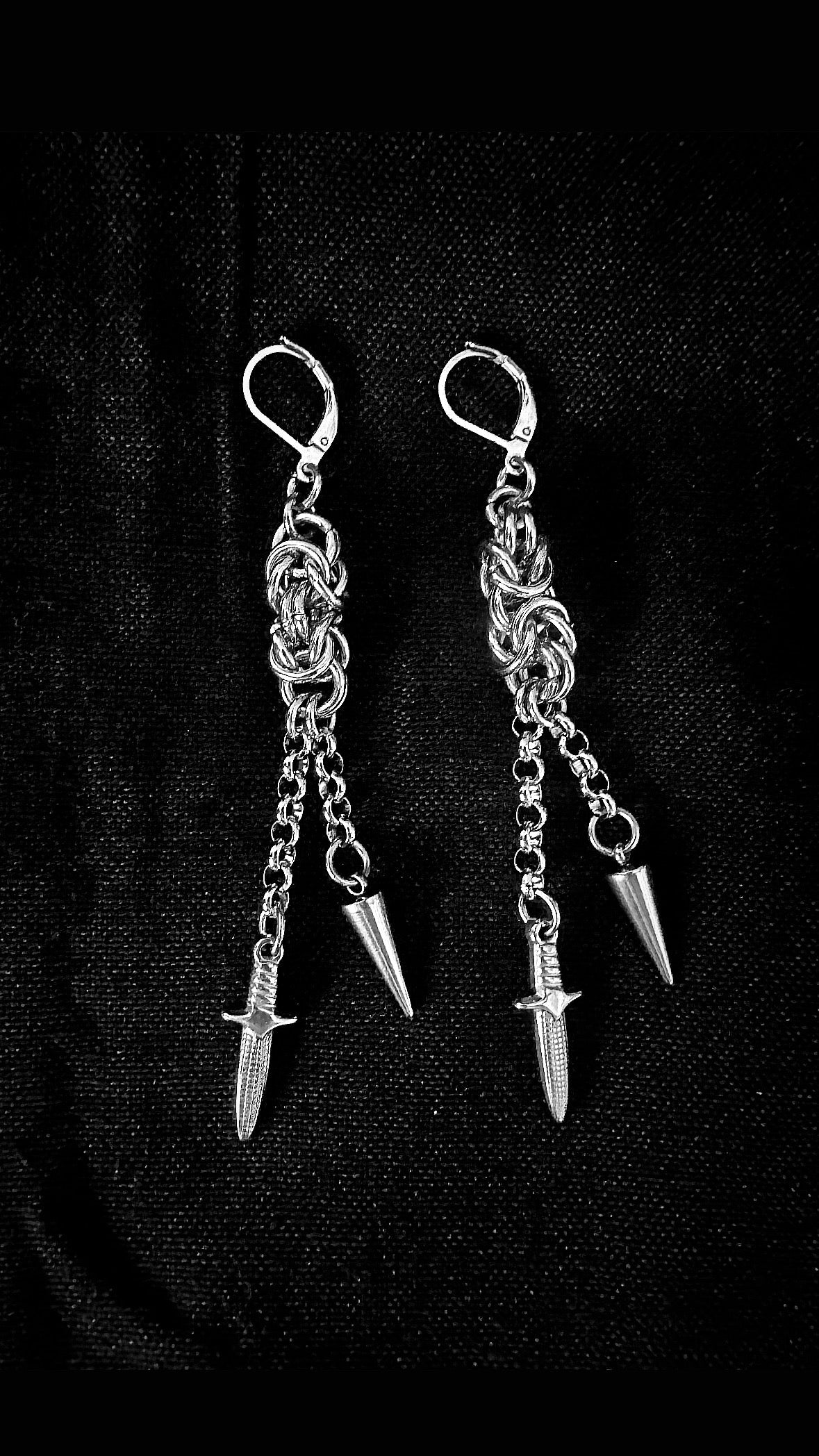 Daggerfall earrings