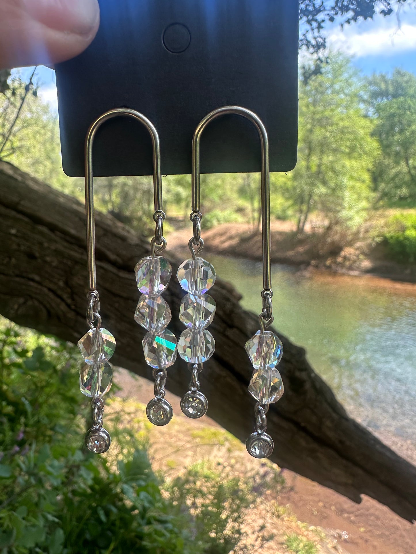 Iridescent drops